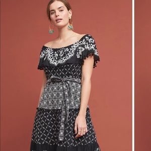 Anthropologie Off-The-Shoulder Marisol dress NWT
